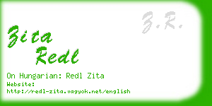 zita redl business card